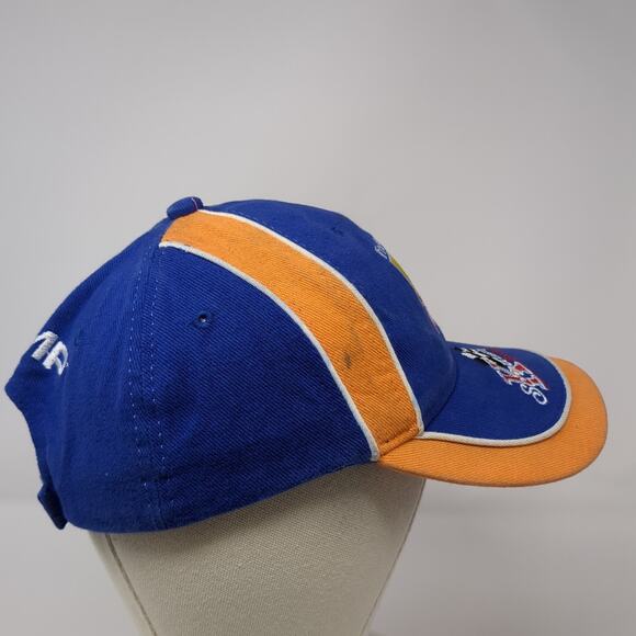 Federated Auto Parts Racing Schrader Racing Strapback Baseball Cap Blue One Size - Picture 5 of 10